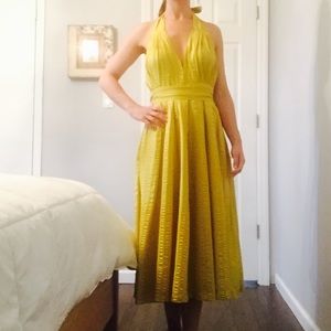Yellow Swing Dress